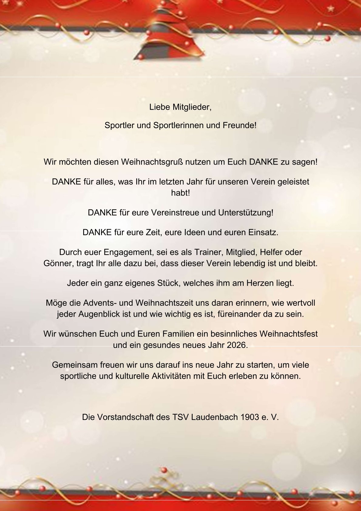 TSV Weihnachtswünsche neu 2025